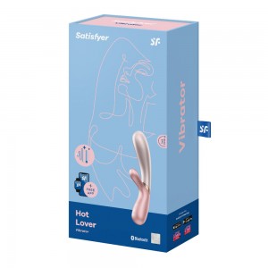 Satisfyer Hot Lover Warming Vibrator With App Control Pink